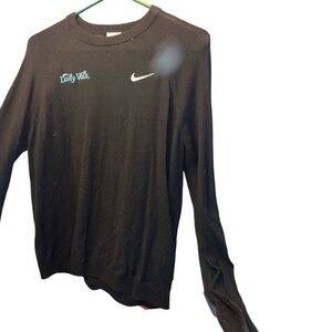 Nike Women's Black Crewneck Sweater with University Of Tennessee Logo